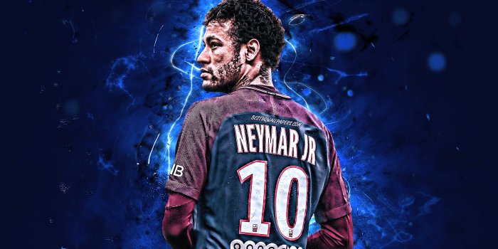 2880x1800 Download wallpapers Neymar JR, football stars, brazilian footballers, PSG,  back view, Ligue 1, Paris Saint-Germain, neon lights, Neymar, soccer, Neymar  PSG for desktop with resolution 2880x1800. High Quality HD pictures  wallpapers