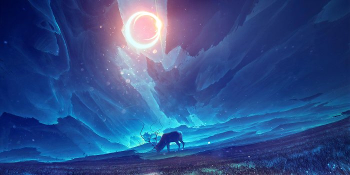 3840x2160 1366x768 Reindeer Digital Art 4k 1366x768 Resolution HD 4k Wallpapers,  Images, Backgrounds, Photos and Pictures