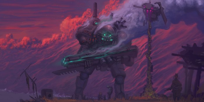 3840x2160 Wallpaper 4k Scifi Robot Digital Art Painting 4k Wallpaper