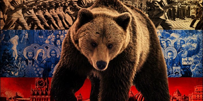 1920x1280 Download wallpaper 1920x1280 bear, symbol, flag, russia hd background