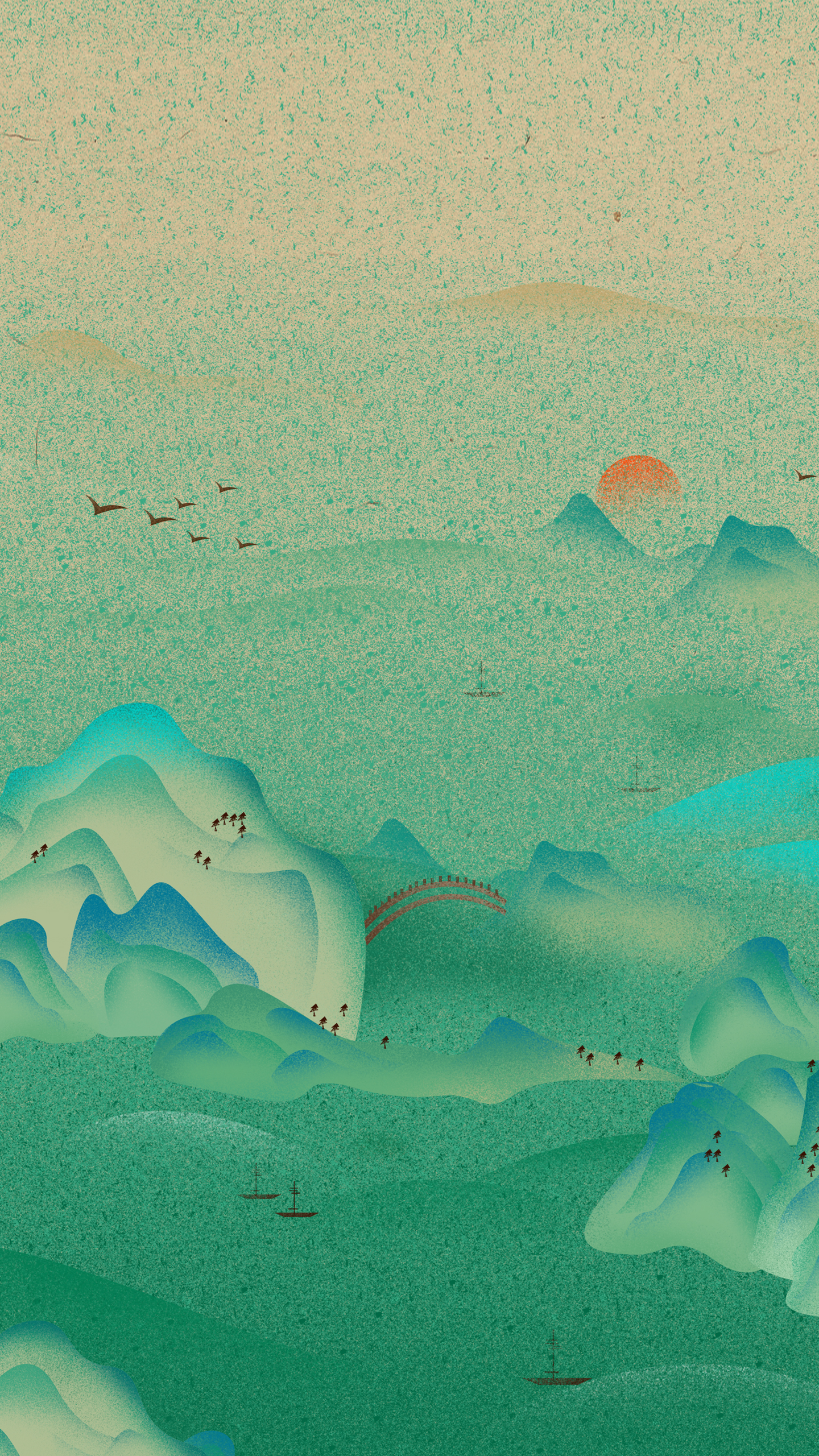 1440x2560 Anime landscape wallpapers