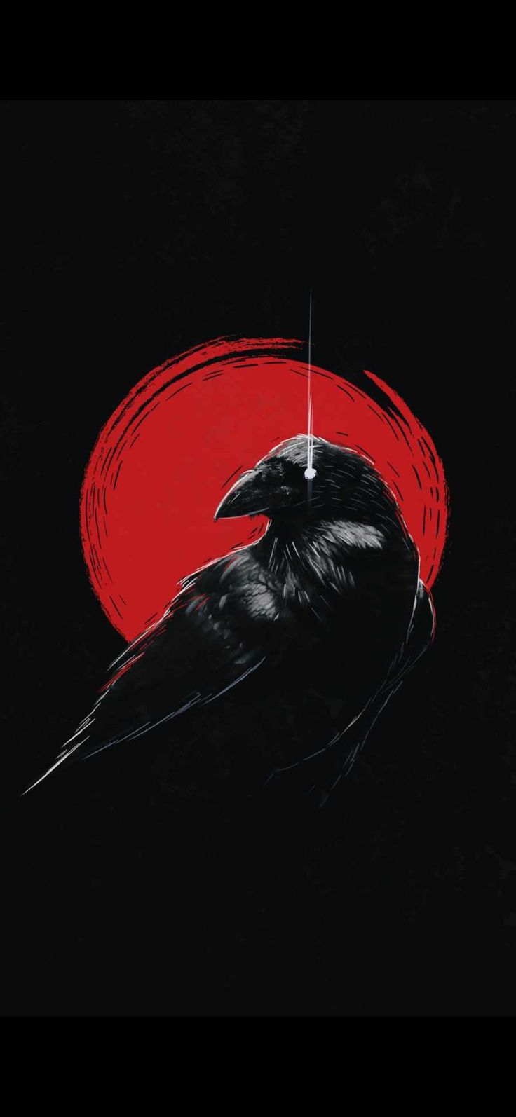736x1594 The Crow Raven Exclusive Wallpaper | Skull wallpaper iphone, Crows artwork,  Crows drawing
