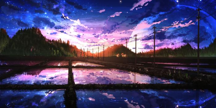 1920x1080 Anime Landscape Wallpapers - Top Best Anime Landscape Backgrounds, Images &  Photos Download