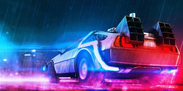 1920x1080 Back To The Future Neon | Future wallpaper, Delorean, Back to the future