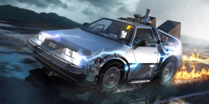 1920x1200 Back To The Future Delorean Wallpaper Hd - 1920x1200 Wallpaper - teahub.io
