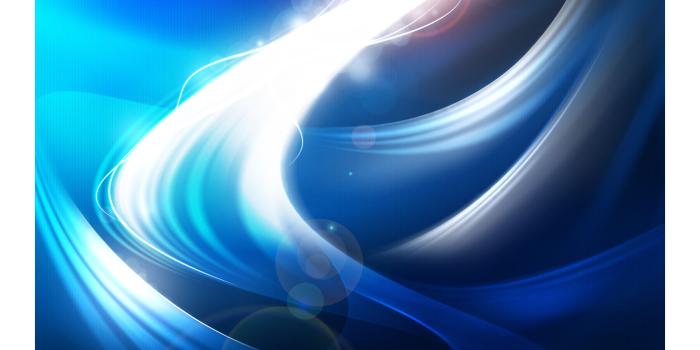 3840x2160 White Waves of Blue Abstract S 4K wallpaper