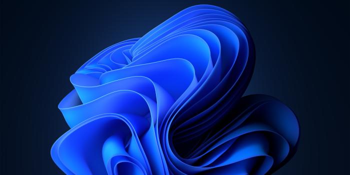 3840x2160 Download wallpaper: Windows 11 blue abstract 3840x2160