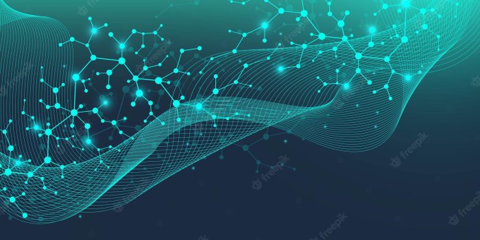 2000x1333 Premium Photo | Scientific molecule background dna double helix  illustration with shallow depth of field. mysterious wallpaper or banner  with a dna molecules. genetics information illustration.