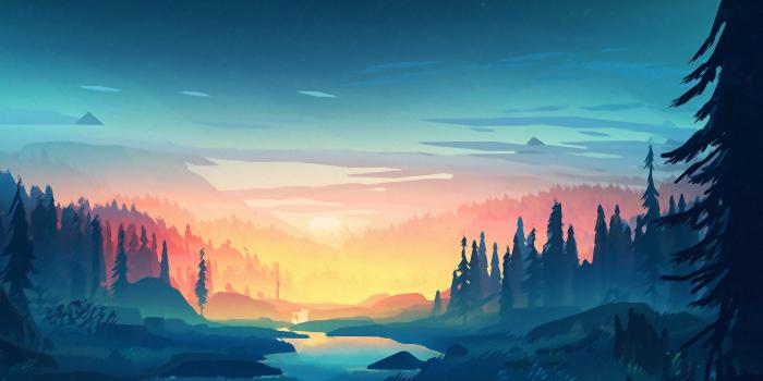 1920x1080 Wide Minimalistic Landscape wallpaper in 1920x1080 resolution