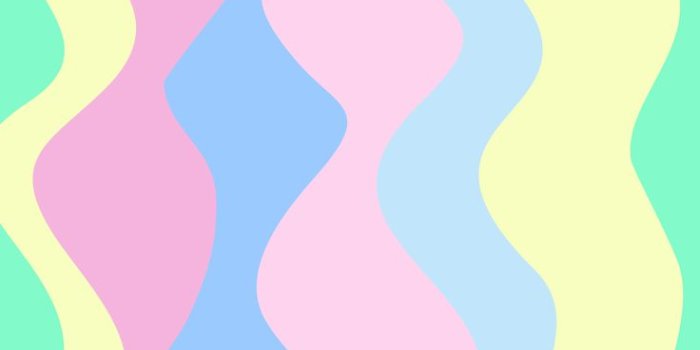 736x1309 Phone wallpaper. 'bright pastel wave'