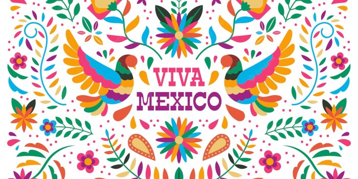2000x1333 Free Vector | Colorful mexican wallpaper
