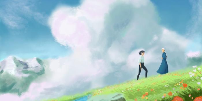 1920x1085 ArtStation - Howl's Moving Castle 2D Digital Art