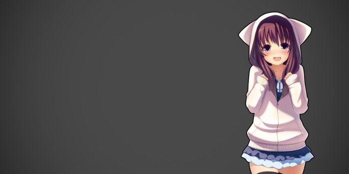 1920x1080 26 Hoodie Cute Anime Girl Wallpapers - Wallpaperboat