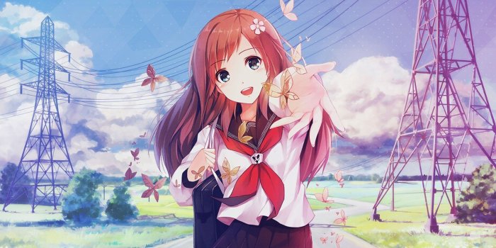 1600x900 Cute Girl Anime Wallpapers