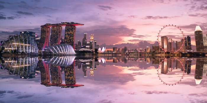5120x2160 Beautiful Singapore Reflection Ultra HD Desktop Background Wallpaper for :  Widescreen & UltraWide Desktop & Laptop : Multi Display, Dual & Triple  Monitor : Tablet : Smartphone