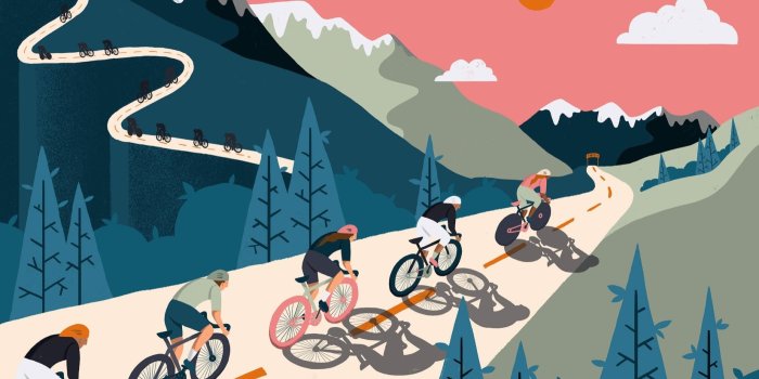 1650x1070 Bicycle Race Wallpaper Mural | Hovia