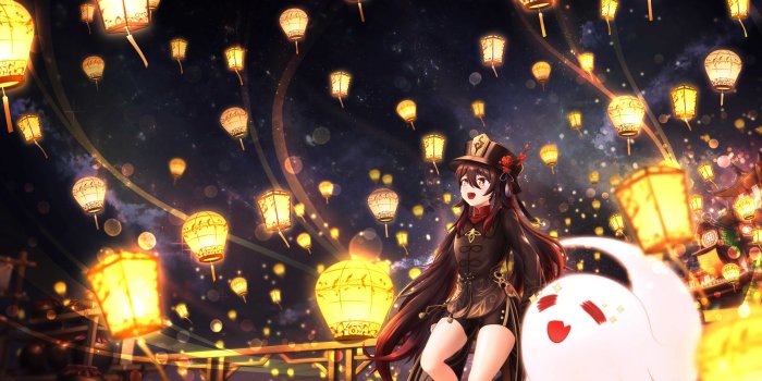 4176x2436 Hu Tao Wallpaper - NawPic