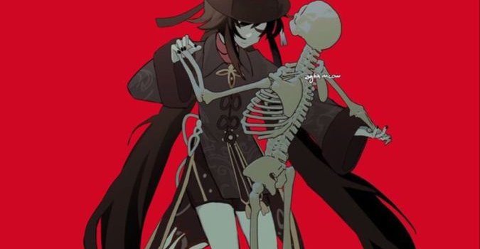 675x1200 hu tao wallpaper ⁺✧