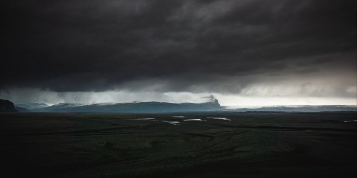 1920x1200 Download wallpaper 1920x1200 island, dark, clouds, iceland widescreen 16:10  hd background