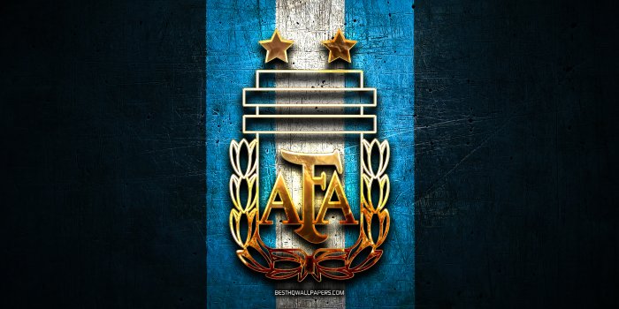 2880x1800 Download wallpapers Argentina National Football Team, golden logo, South  America, Conmebol, blue metal background, Argentinean football team,  soccer, AFA logo, football, Argentina for desktop with resolution  2880x1800. High Quality HD pictures wallpapers
