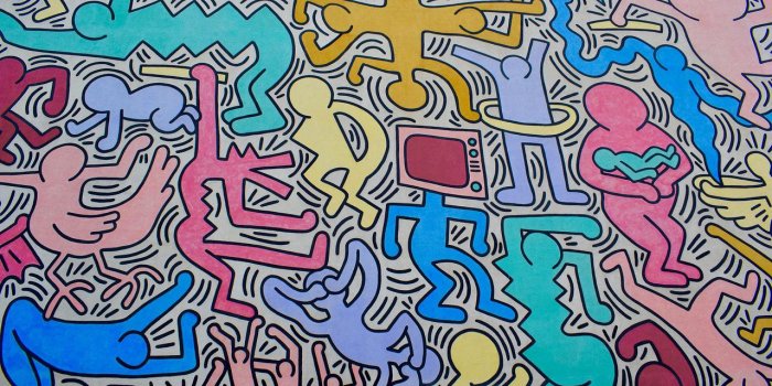 1280x878 Keith Haring Murals Art - Free photo on Pixabay
