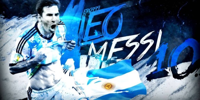 1190x744 Download Argentina Leo Messi 10 Wallpaper | Wallpapers.com