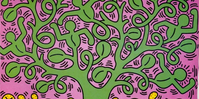 2418x1962 Tree Of Life Keith Haring - 2418x1962 Wallpaper - teahub.io