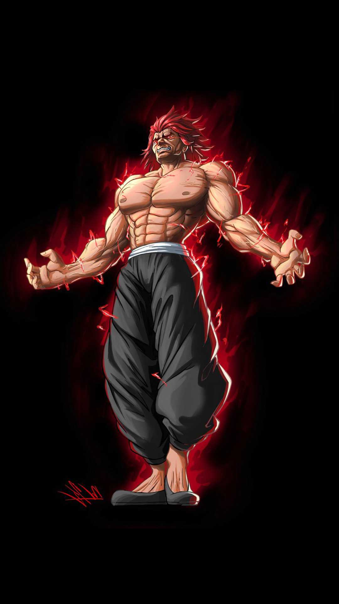 1080x1920 Yujiro Hanma Wallpaper - iXpap