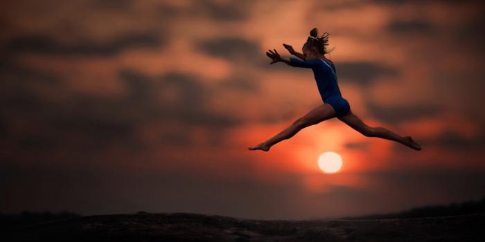 1332x850 Wallpaper gymnastics, girl, exercises on the balance beam images for  desktop, section спорт - download