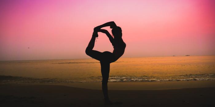 1332x850 Wallpaper sand, sea, beach, summer, girl, sunset, pose, silhouette, girl,  summer, beach, sea, sunset, gymnast, pink, seascape images for desktop,  section девушки - download