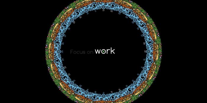 1332x850 Wallpaper patterns, round, Black background, focus on work images for  desktop, section стиль - download