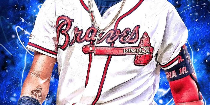 1440x2560 Wallpaper Ronald Acuna Jr Discover more Atlanta Braves, Baseball, Braves,  Major League Baseball, MLB wallpaper. https://w… | Mlb wallpaper, Atlanta  braves, Baseball