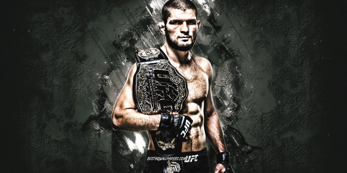 2880x1800 Download wallpapers Khabib Nurmagomedov, UFC, Russian UFC fighter,  portrait, gray stone background, Combat Sambo World Champion, UFC  Lightweight Champion, MMA for desktop with resolution 2880x1800. High  Quality HD pictures wallpapers