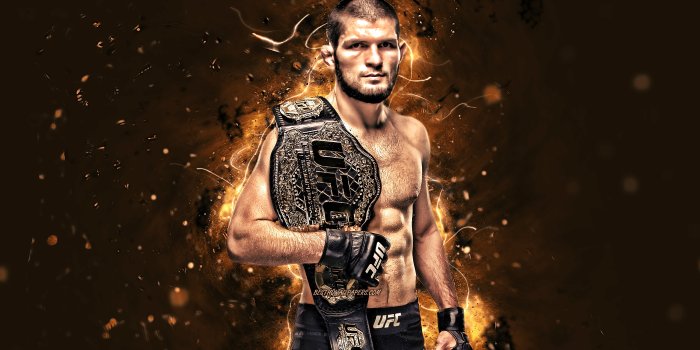 3840x2400 Download wallpapers Khabib Nurmagomedov, 4k, brown neon lights, russian  fighters, MMA, UFC, Mixed martial arts, Khabib Nurmagomedov 4K, UFC  fighters, MMA fighters for desktop with resolution 3840x2400. High Quality  HD pictures wallpapers