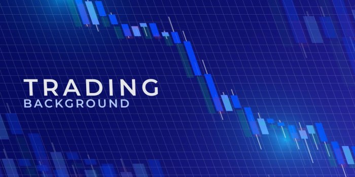 1470x980 modern trading background creative forex or cryptocurrency chart on blue  wallpaper for financial investment or Economic trends business idea and all  artwork design. vector illustration 3641871 Vector Art at Vecteezy