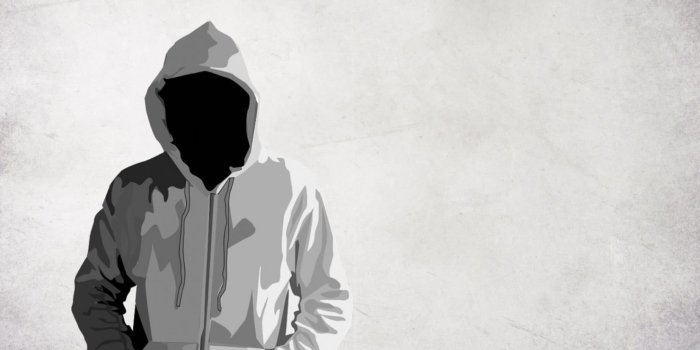 2048x1152 Wallpaper Person In White Hoodie Vector Art, Dark, Faceless • Wallpaper For  You