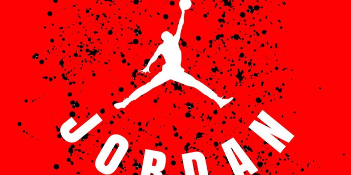 900x900 Download Red Air Jordan Logo Wallpaper | Wallpapers.com