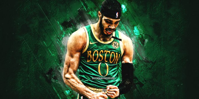 2880x1800 Download wallpapers Jayson Tatum, Boston Celtics, National Basketball  Association, american basketball player, portrait, basketball, green stone  background, NBA, USA for desktop with resolution 2880x1800. High Quality HD  pictures wallpapers