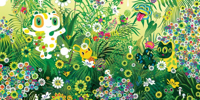 1201x1358 Wallpapers Tribute to Takashi Murakami by Peggy Nille - Acte-Deco