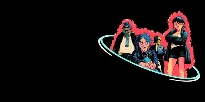 2560x1080 I wanted a Gorillaz wallpaper but I couldn't find a cool one, so I made it  myself. [2560x1080] : r/wallpapers