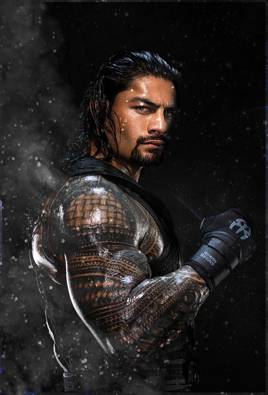 1058x1554 Roman Reigns Cool Wallpapers