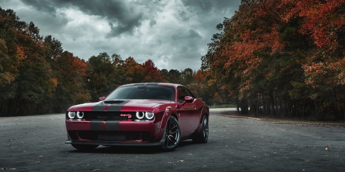 3840x2160 Wallpaper 4k Dodge Challenger SRT Hellcat Widebody Front Look Wallpaper