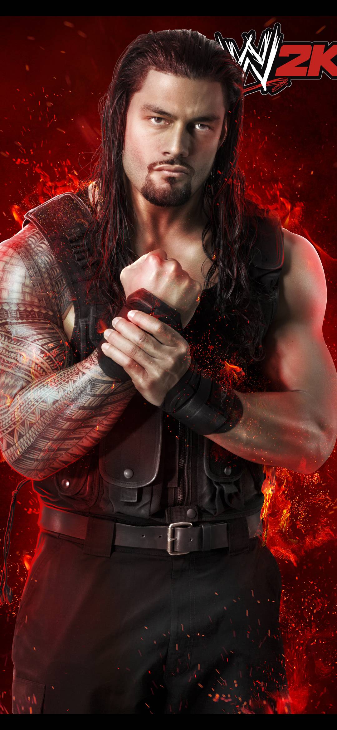 1080x2340 Roman Reigns Wallpaper - EnWallpaper