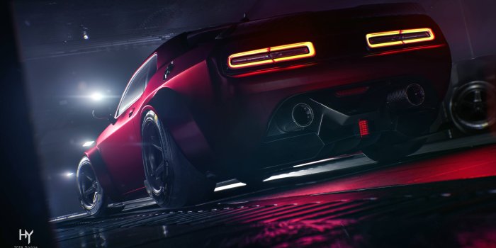3840x2160 Red Dodge Challenger Rear 4k, HD Cars, 4k Wallpapers, Images, Backgrounds,  Photos and Pictures