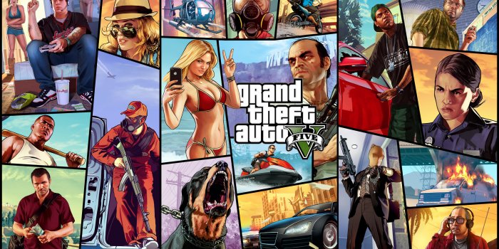 2520x1417 Grand Theft Auto V (GTA 5) Poster Wallpaper ID:3228