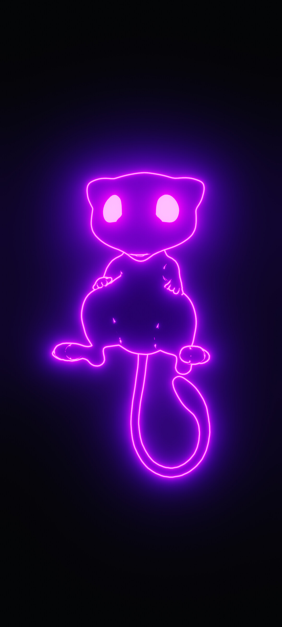 1080x2400 ArtStation - Psychedelic Mew (phone live wallpaper)