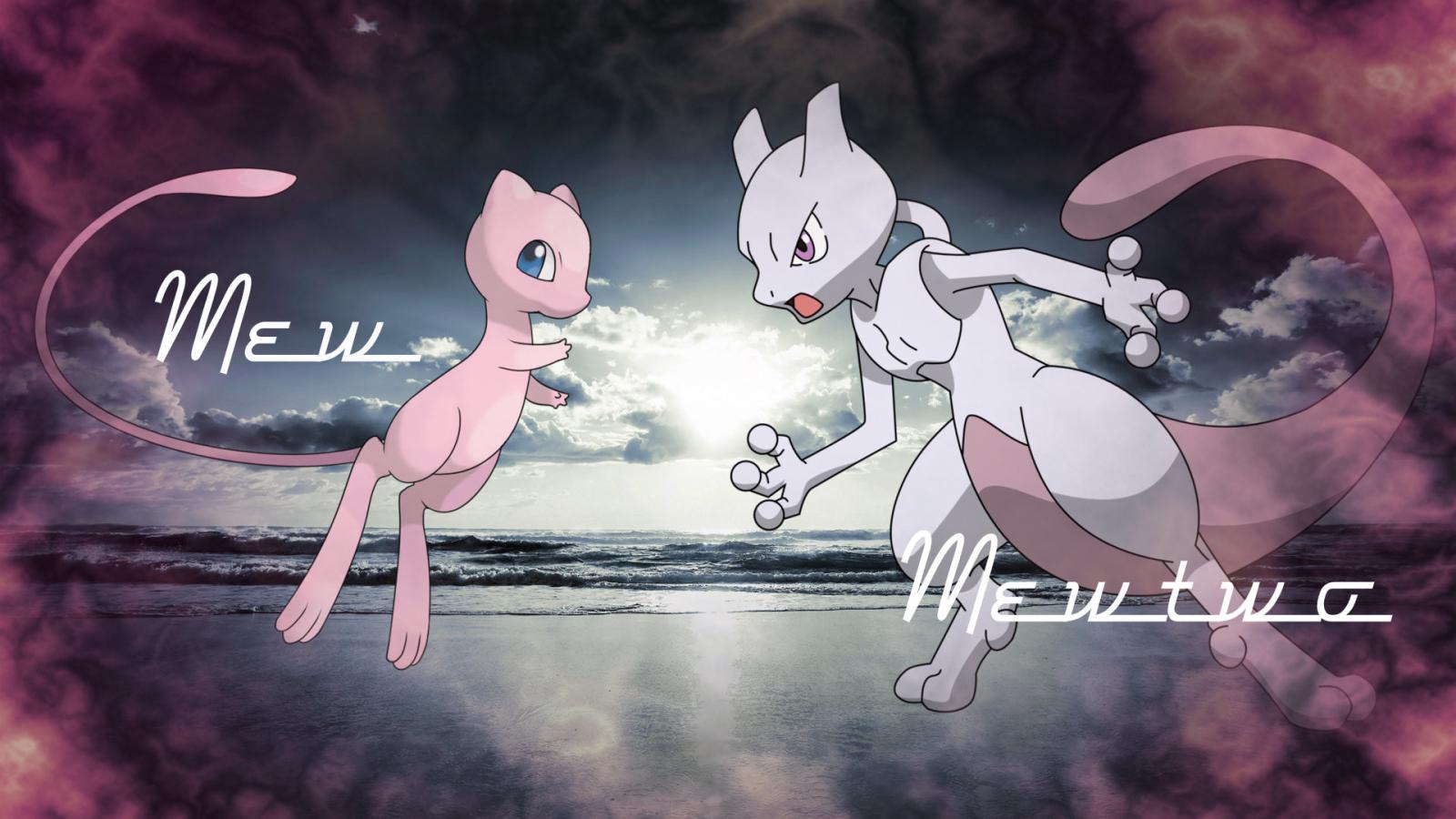 1920x1080 Mew and Mewtwo Wallpaper (76+ images)