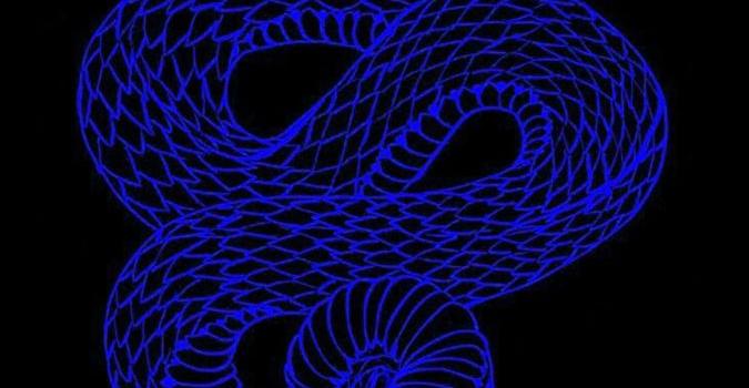 675x1200 Snake Blue | Snake wallpaper, Black and blue wallpaper, Blue aesthetic dark