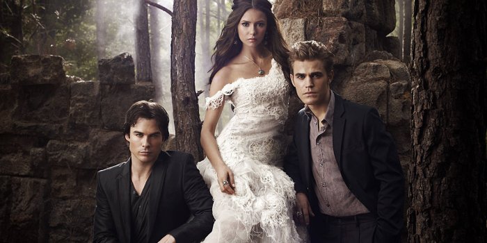 1920x1080 Download Vampire Diaries Elena And Salvatores Wallpaper | Wallpapers.com