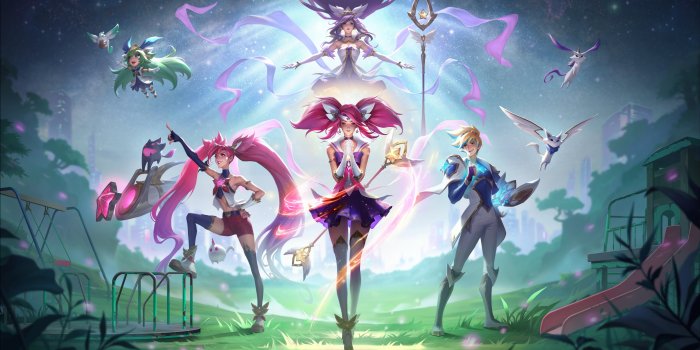 4096x2306 Star Guardian, Ezreal, Lux, Janna Ezreal Wild Rift League of Legends  Wallpaper ID:7131